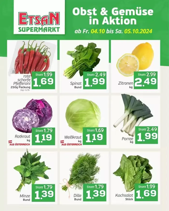 ETSAN Aktuelle Angebote - 1