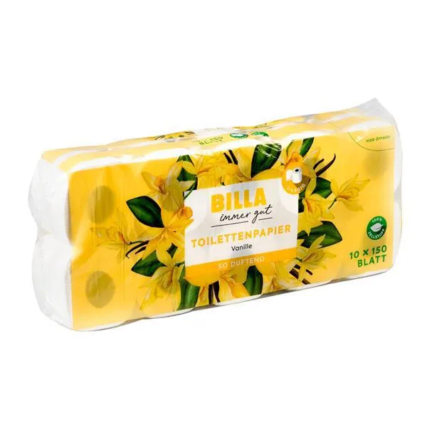 BILLA Toilettenpapier Vanille