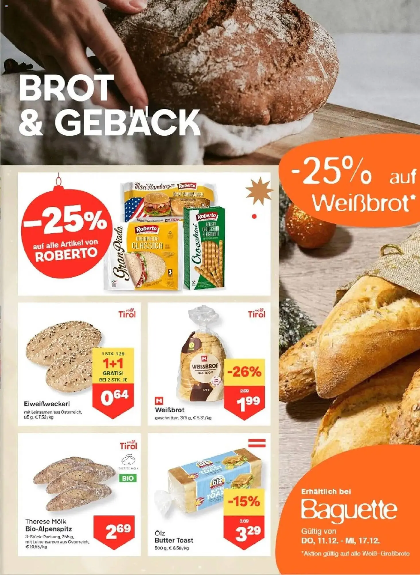 MPreis Flugblatt von 11. Dezember bis 17. Dezember 2025 - Flugblätt seite  5