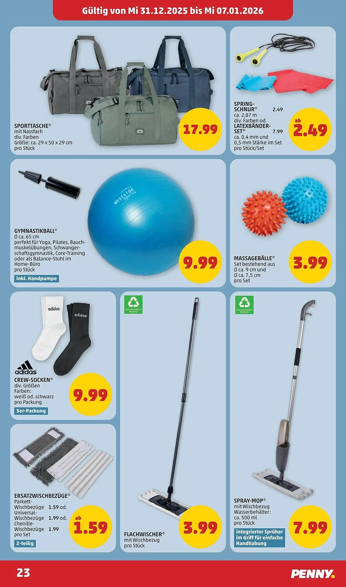 PENNY Flugblatt von 31. Dezember bis 7. Jänner 2026 - Flugblätt seite 23
