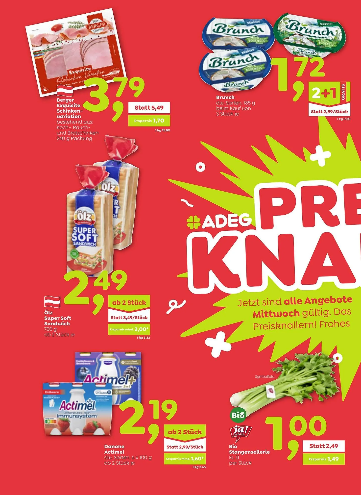 ADEG Flugblatt von 16. Jänner bis 22. Jänner 2025 - Flugblätt seite 2