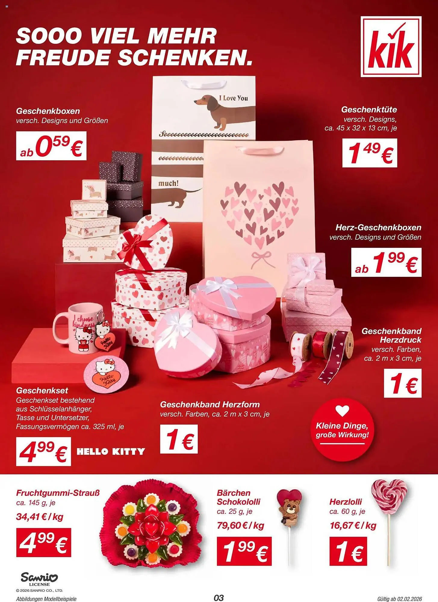 KiK Prospekt von 2. Februar bis 22. Februar 2026 - Flugblätt seite  3