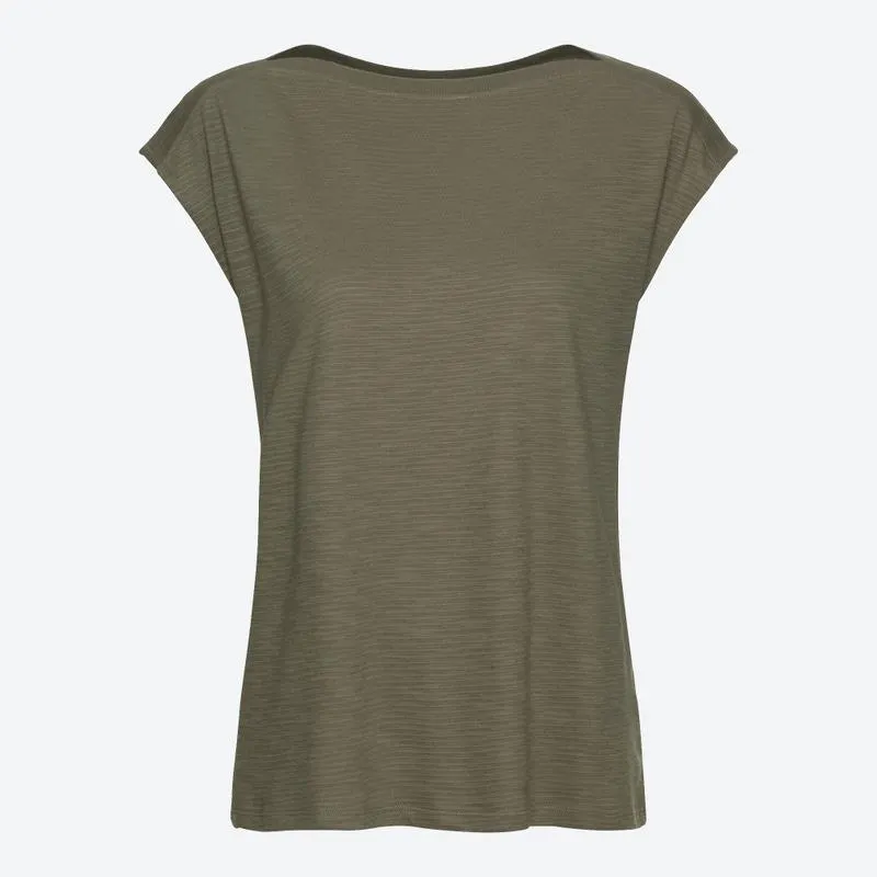Damen-T-Shirt mit U-Boot-Ausschnitt
