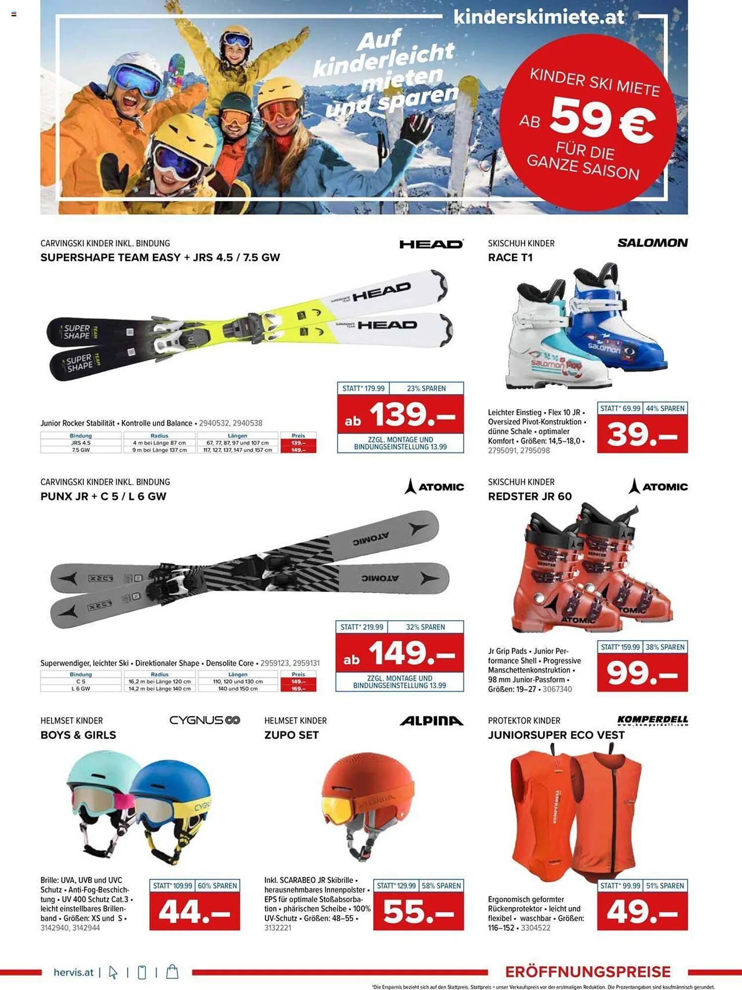 Hervis Flugblatt von 9. November bis 11. November 2023 - Flugblätt seite  10