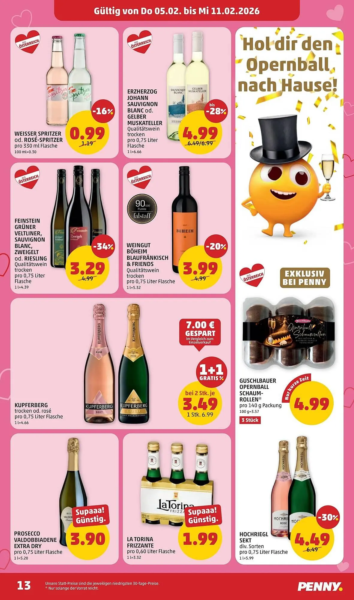 PENNY Flugblatt von 5. Februar bis 11. Februar 2026 - Flugblätt seite  13