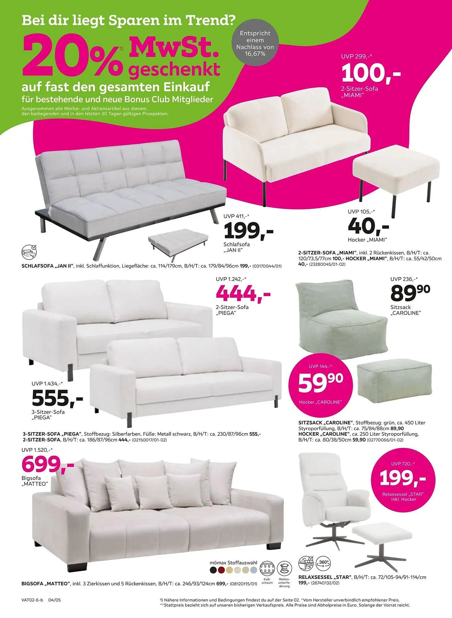 Mömax Flugblatt von 4. Februar bis 10. Februar 2026 - Flugblätt seite  4