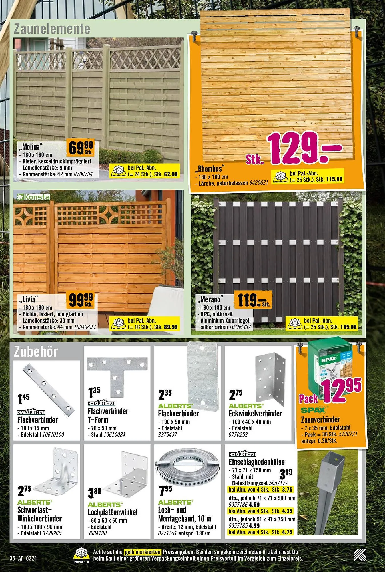 Hornbach Flugblatt von 5. März bis 5. April 2024 - Flugblätt seite 35