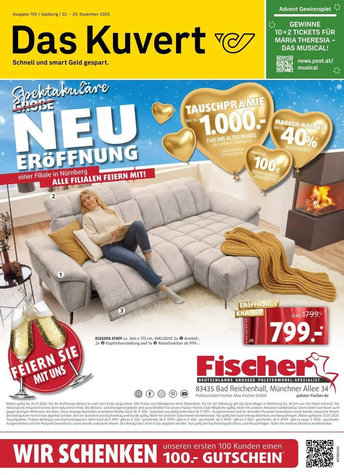 XXXLutz Prospekt von 22. Dezember bis 23. Dezember 2025 - Flugblätt seite  1