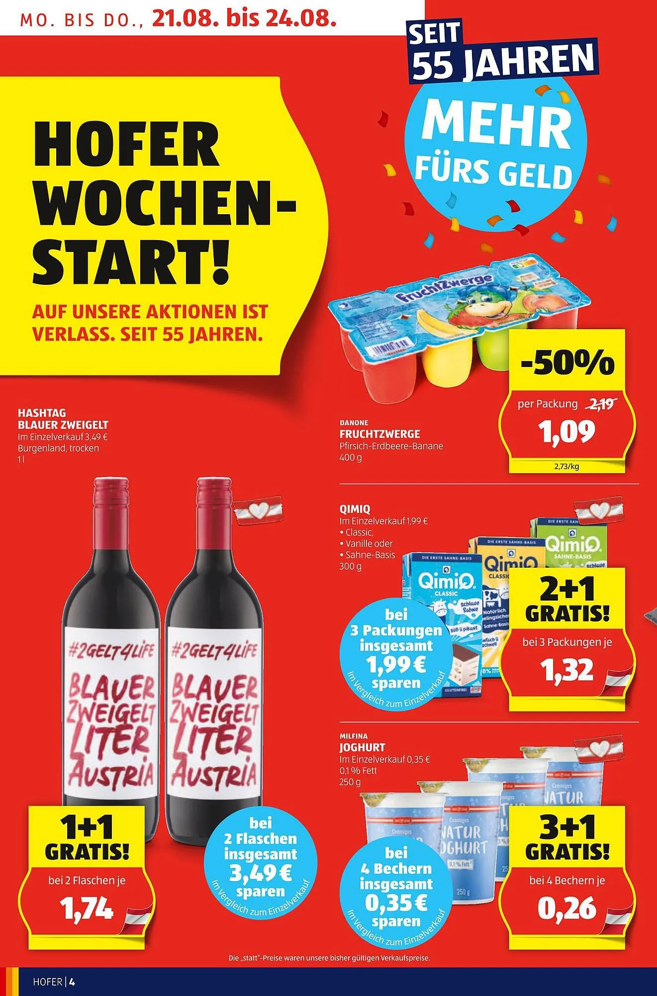 Hofer Flugblatt von 18. August bis 24. August 2023 - Flugblätt seite  4