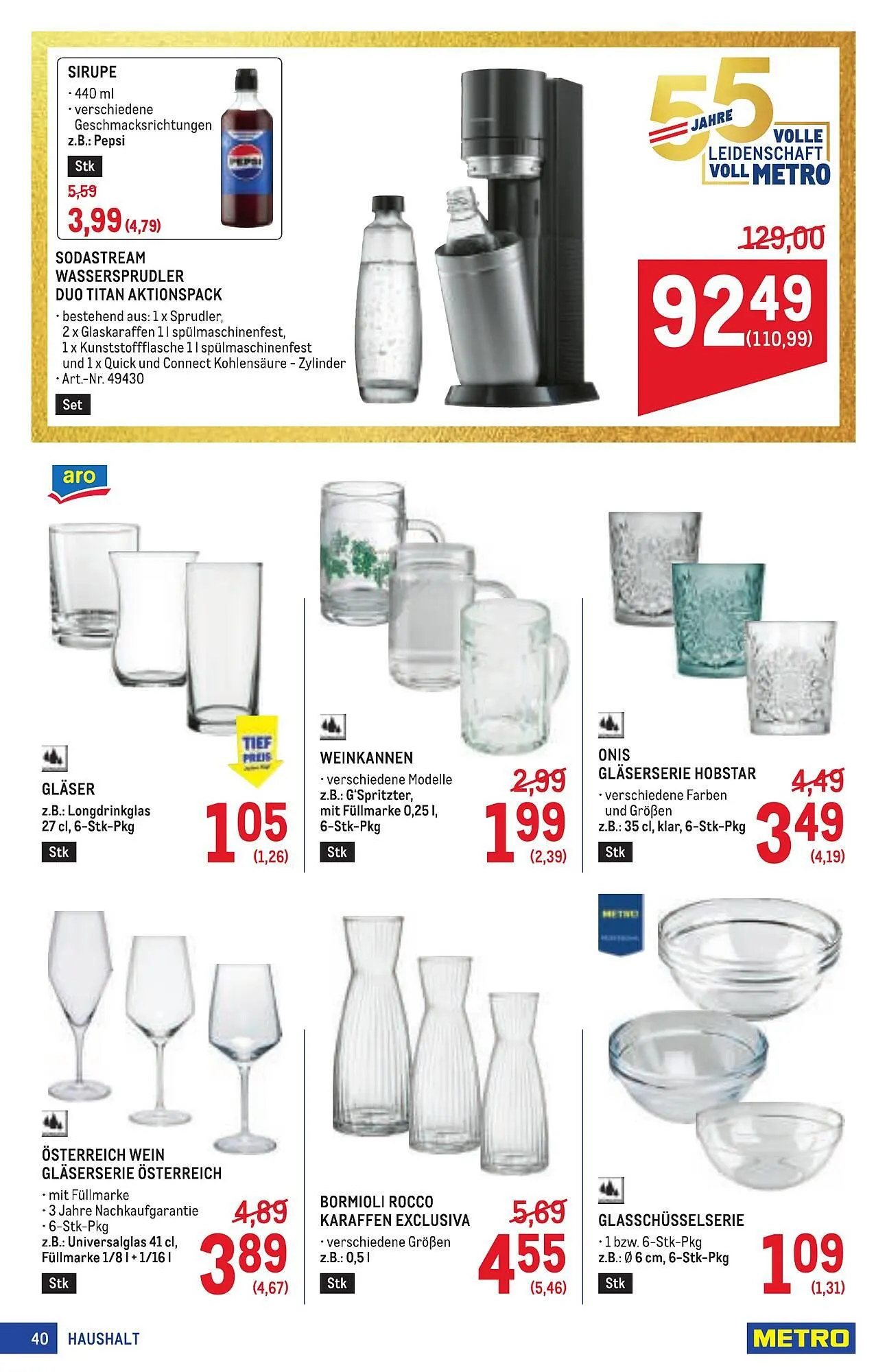 Metro Flugblatt von 16. April bis 29. April 2026 - Flugblätt seite  40