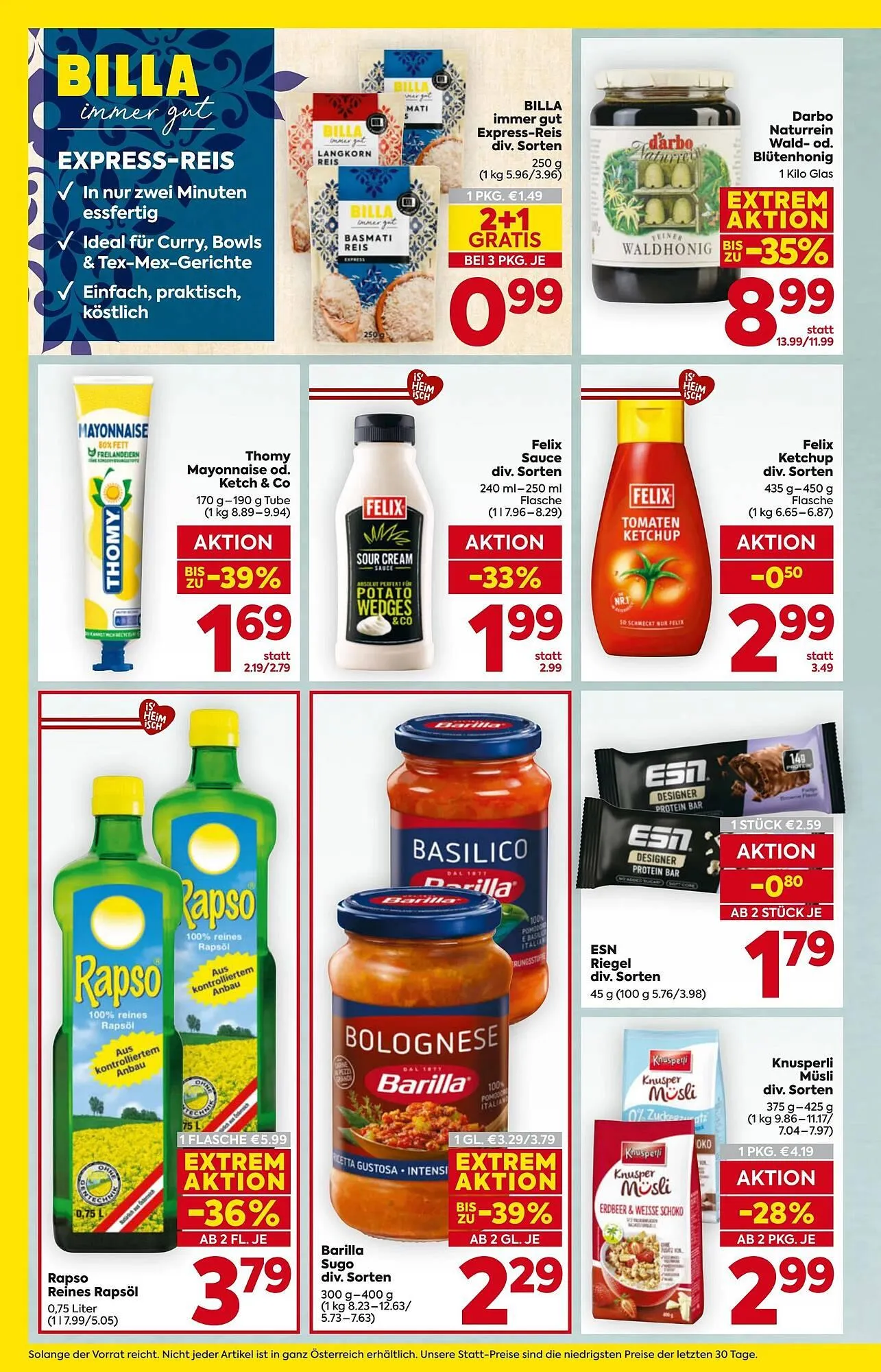 Billa Flugblatt von 5. März bis 11. März 2026 - Flugblätt seite  10