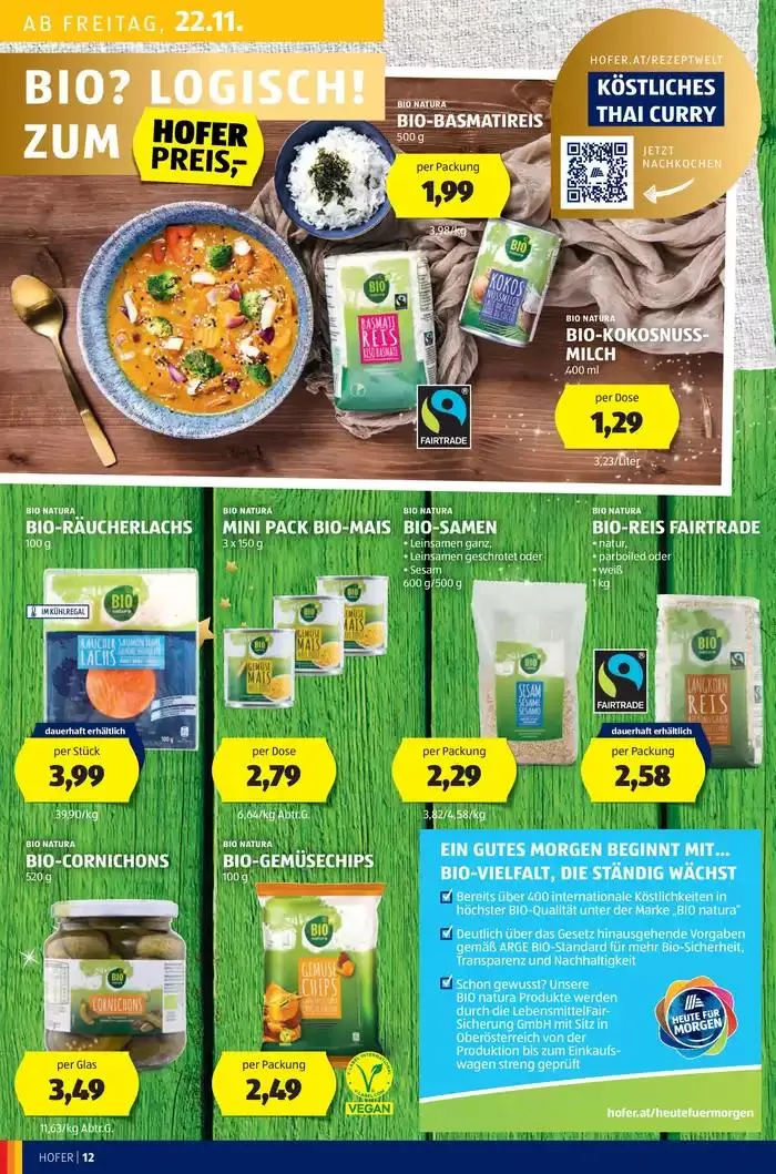 Blättern Sie online im HOFER Flugblatt von 20. November bis 4. Dezember 2024 - Flugblätt seite 14