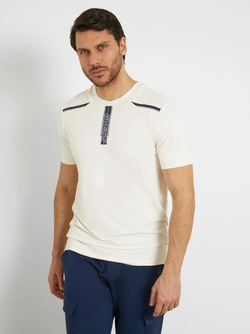 Stretch-t-shirt logoprint vorne