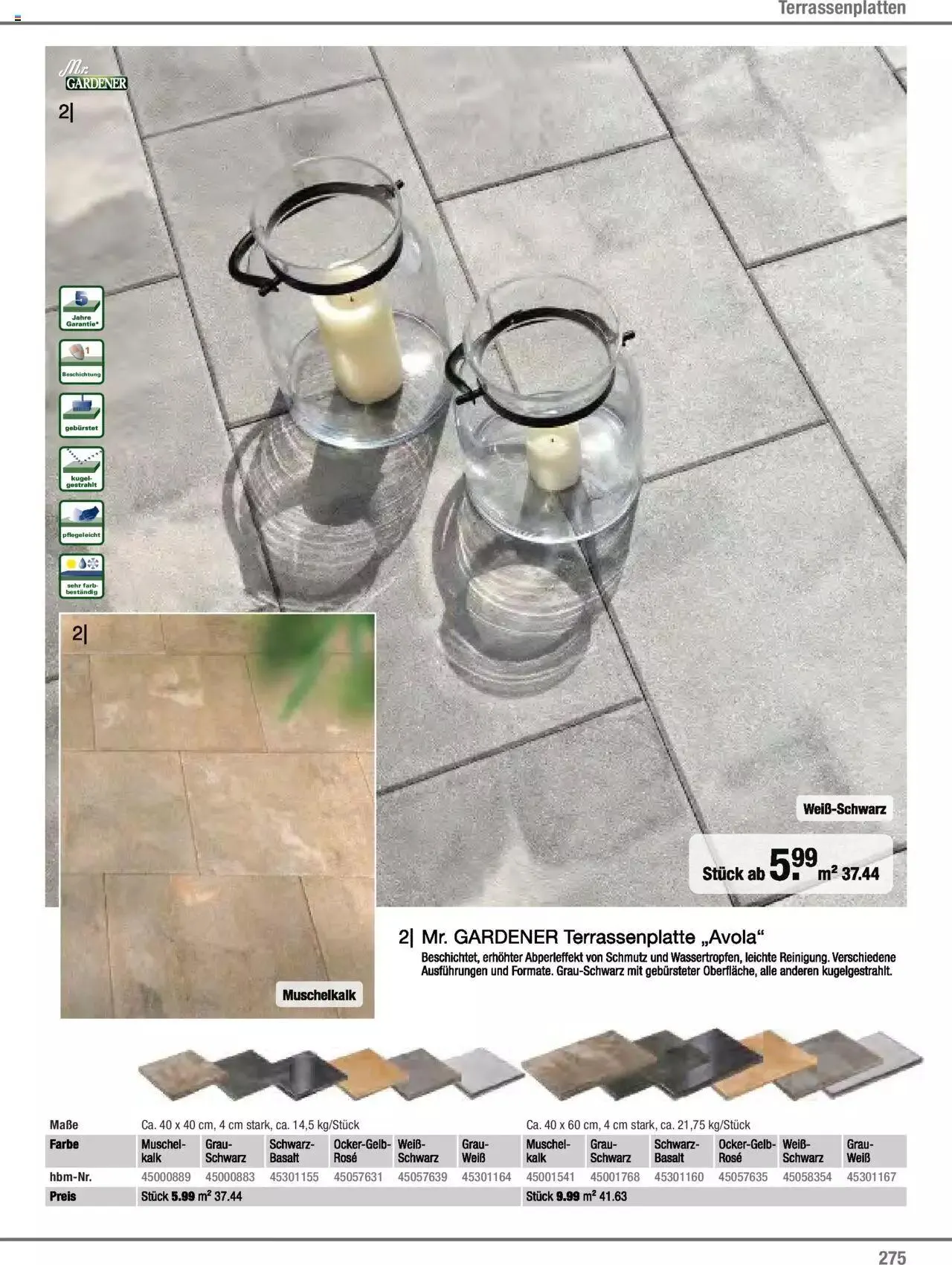 Hagebau Gartenjahr 2023 von 7. März bis 31. Dezember 2023 - Flugblätt seite 275