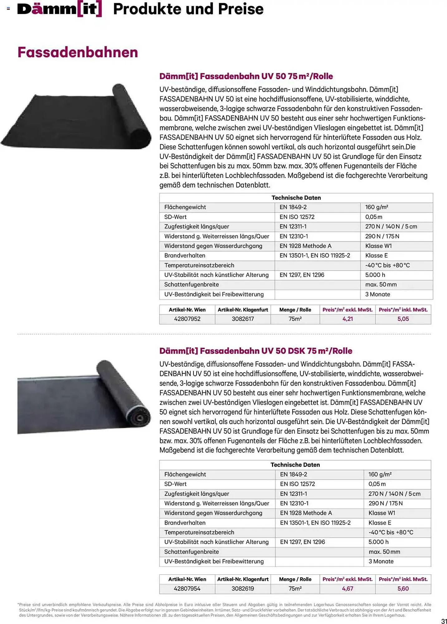 Lagerhaus Flugblatt von 8. Jänner bis 31. Dezember 2025 - Flugblätt seite  31
