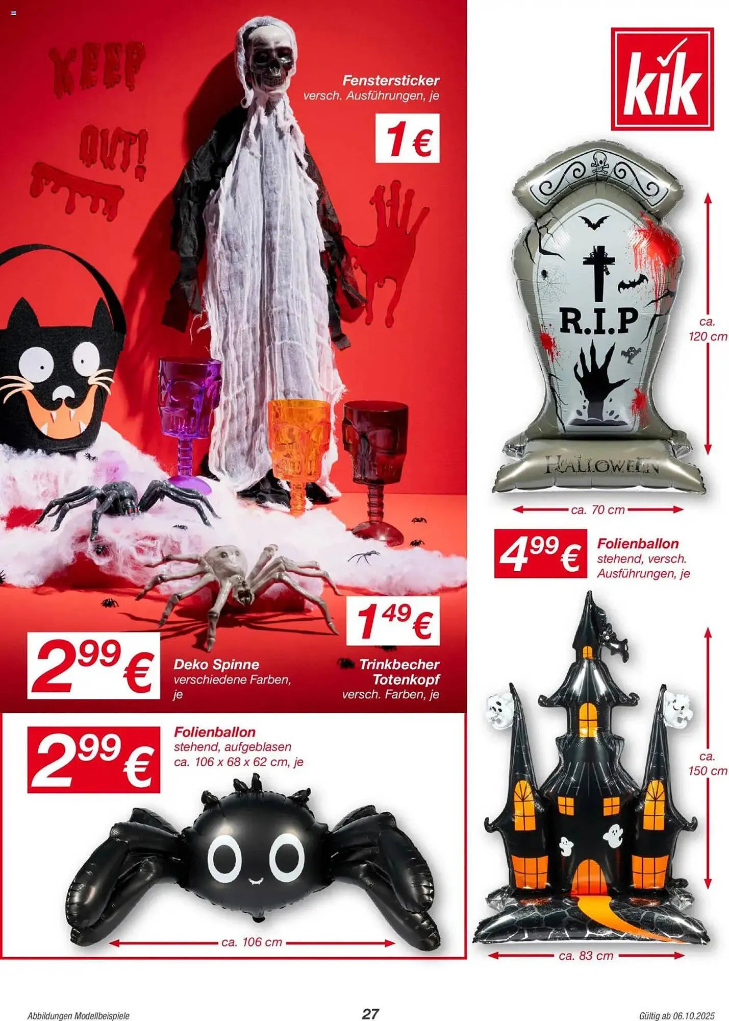 KiK Prospekt von 6. Oktober bis 10. November 2025 - Flugblätt seite 27