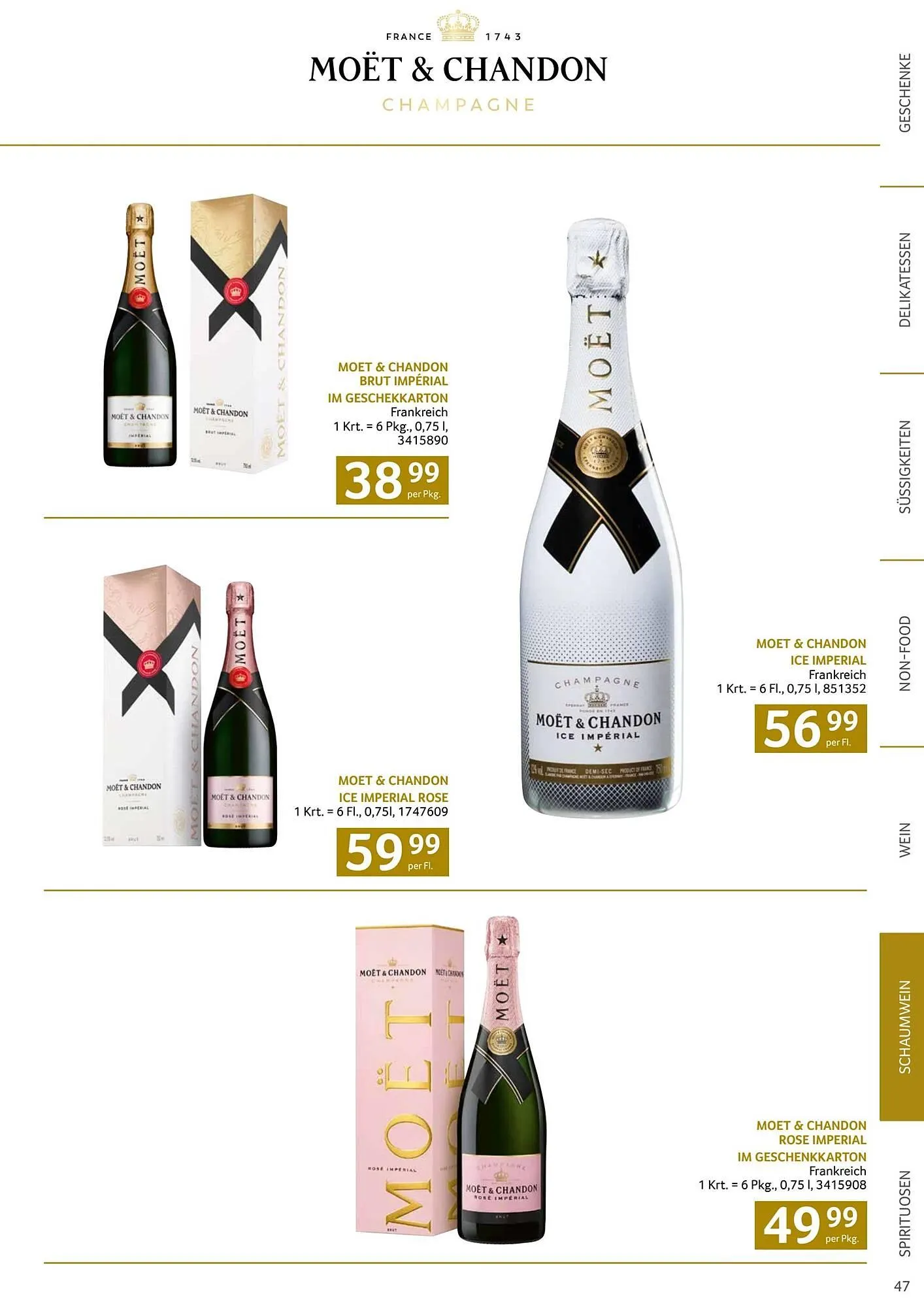 Transgourmet Flugblatt von 13. Oktober bis 25. Dezember 2024 - Flugblätt seite 47