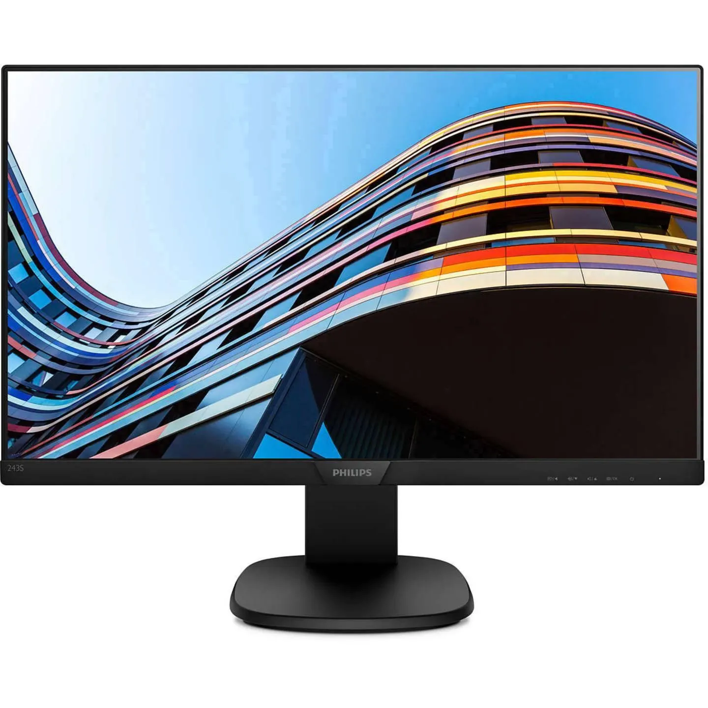 Philips Monitore 243S7EHMB/00 LCD-Monitor EEK E (A - G) 61 cm (24 Zoll) 1920 x 1080 Pixel 16:9 5 ms HDMI®, VGA, Audio-Li