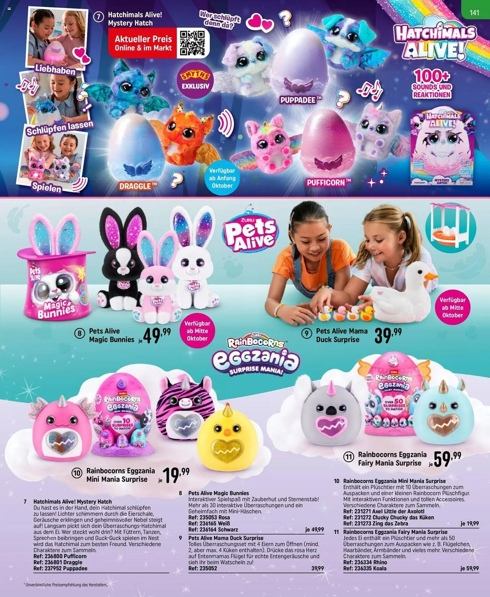 Smyths Toys Flugblatt von 25. September bis 13. Dezember 2024 - Flugblätt seite 141