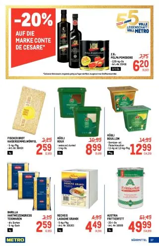 METRO Flugblatt Food - Profi von 11. Juni bis 24. Juni 2026 - Flugblätt seite 37