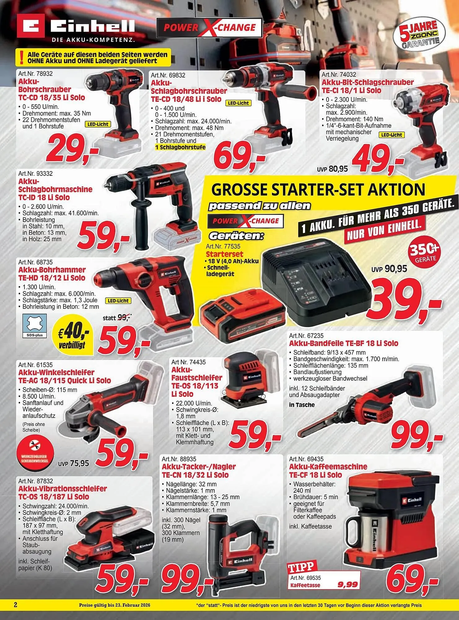 Zgonc Flugblatt von 1. Februar bis 23. Februar 2026 - Flugblätt seite 2