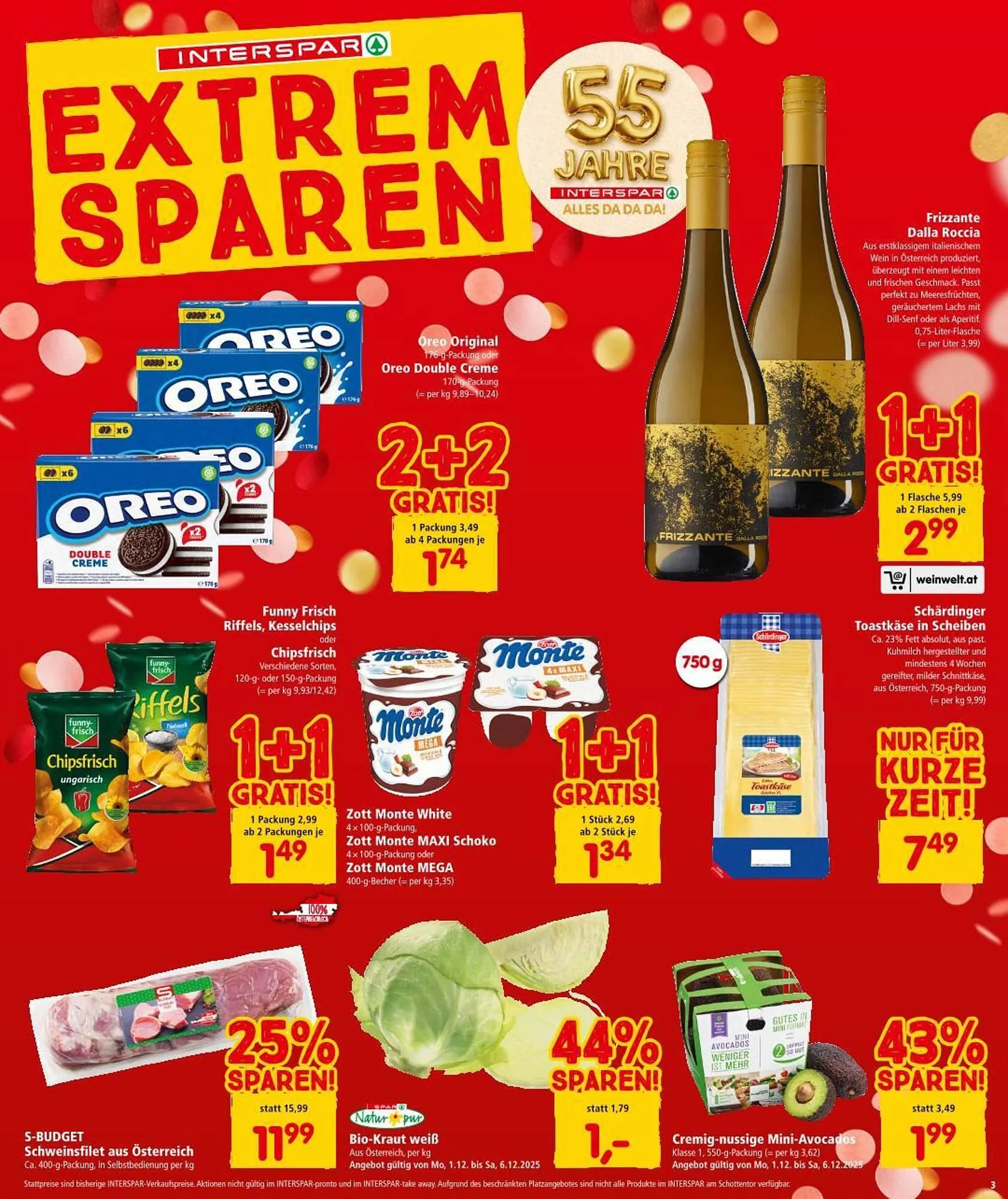 Interspar Flugblatt von 4. Dezember bis 17. Dezember 2025 - Flugblätt seite  3