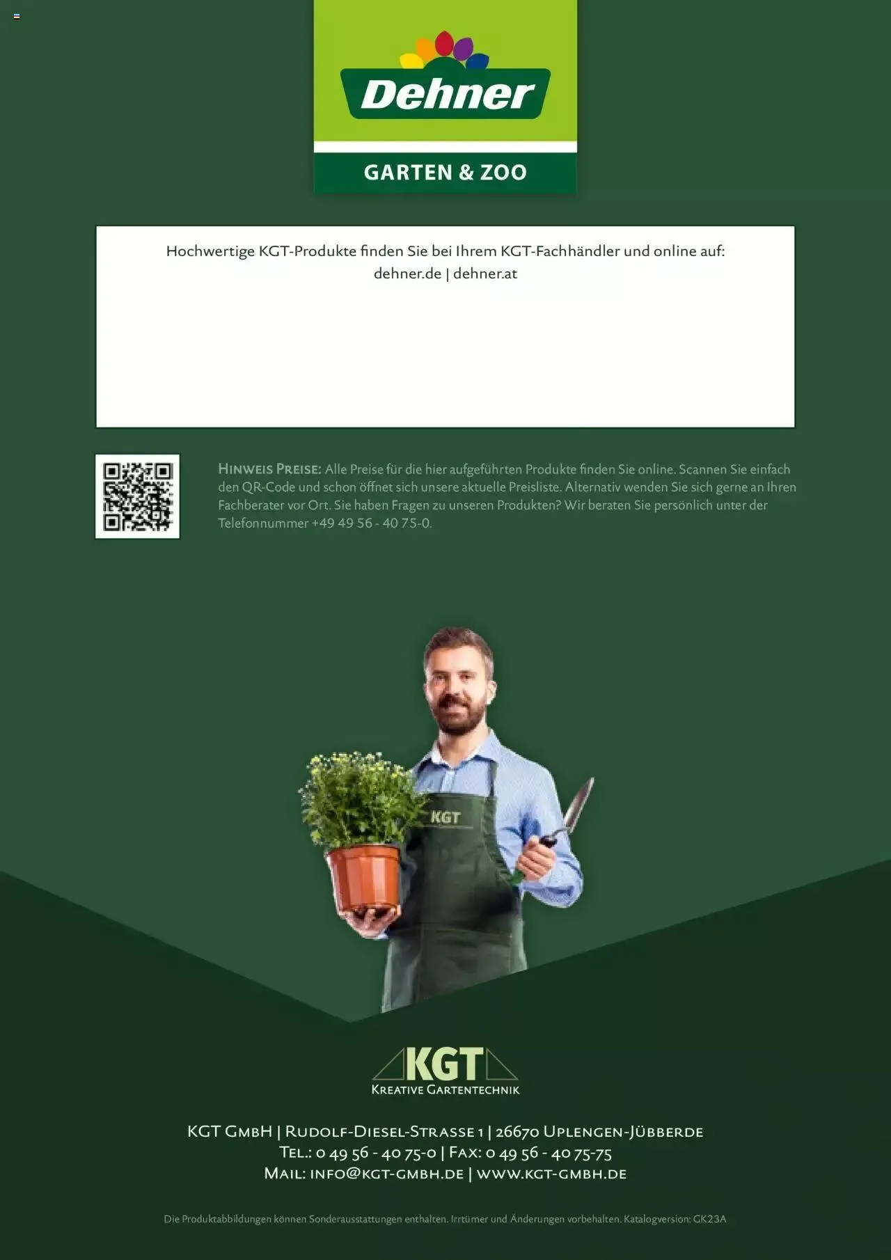 Dehner - KGT Katalog - Gartentechnik & Co. von 6. Februar bis 31. Dezember 2023 - Flugblätt seite  60