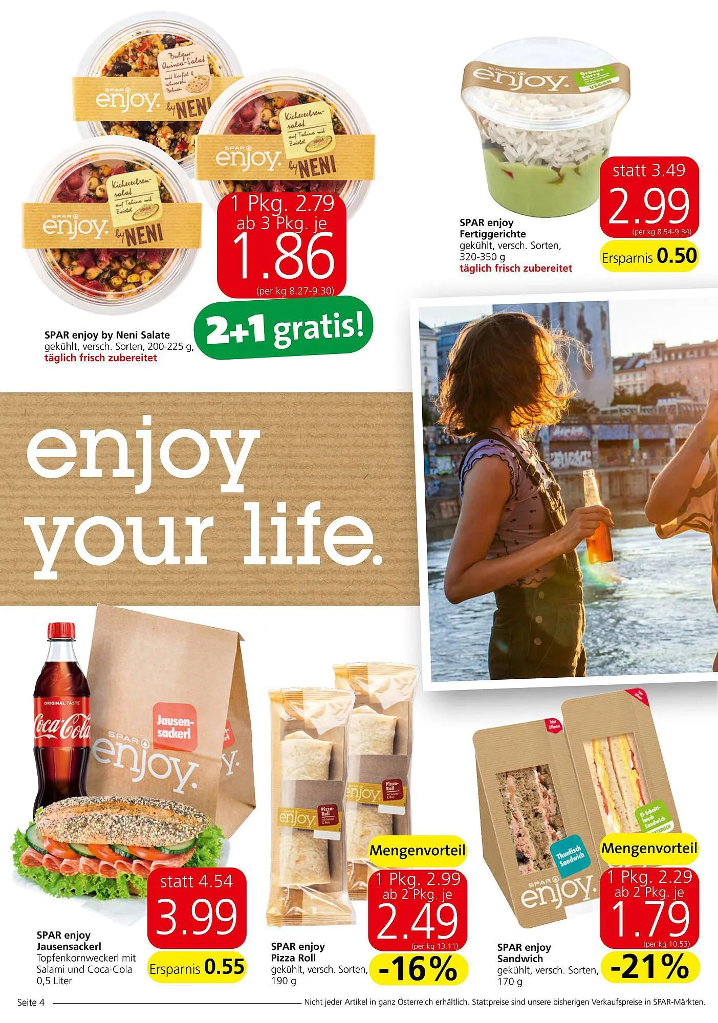 Spar Flugblatt von 14. September bis 27. September 2023 - Flugblätt seite 4