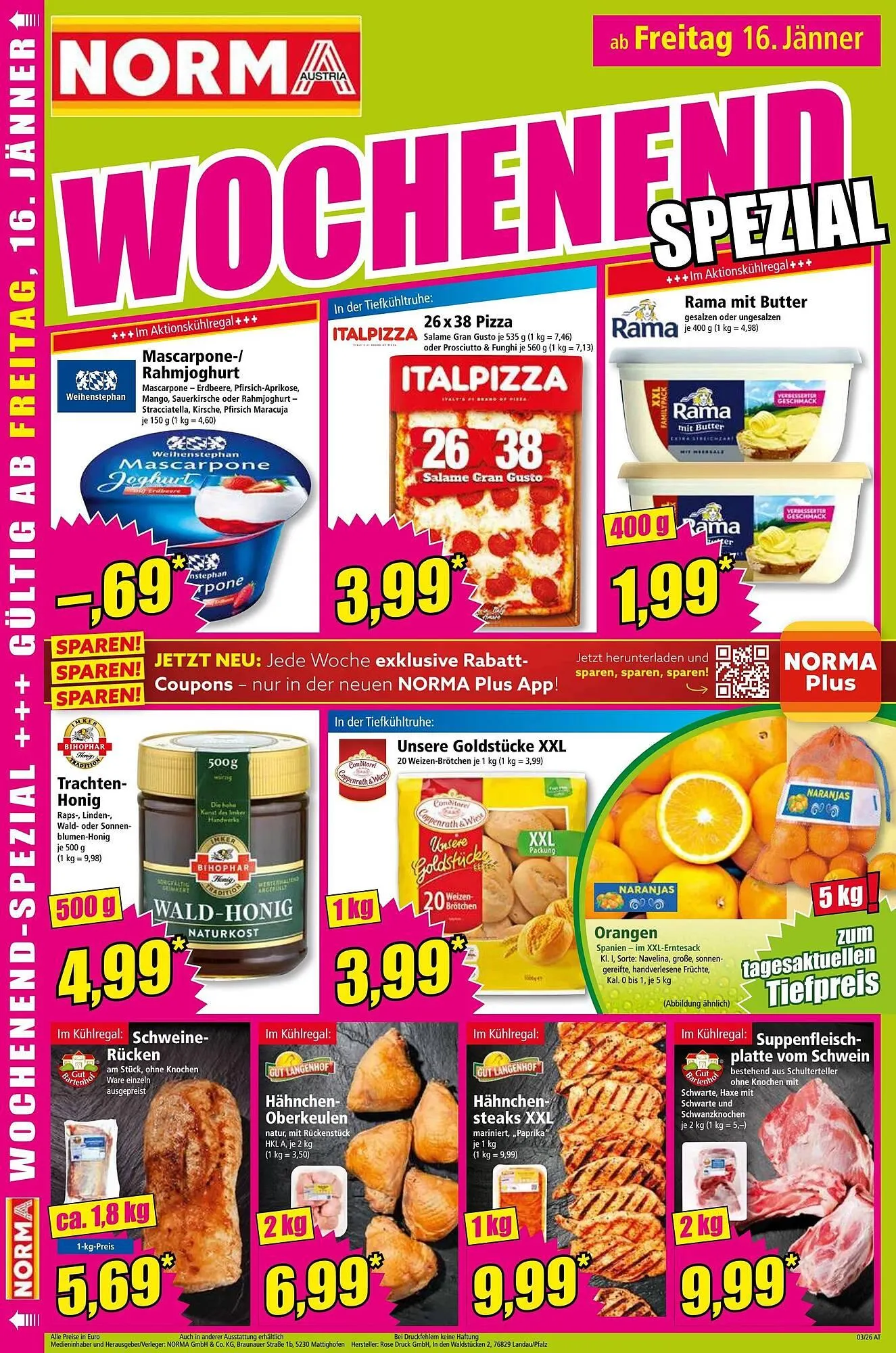 Norma Prospekt von 12. Jänner bis 18. Jänner 2026 - Flugblätt seite  18