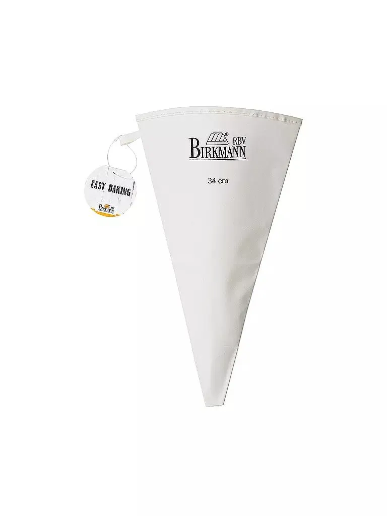 Spritzsack EASY BAKING 34cm / 1l Baumwolle Weiss