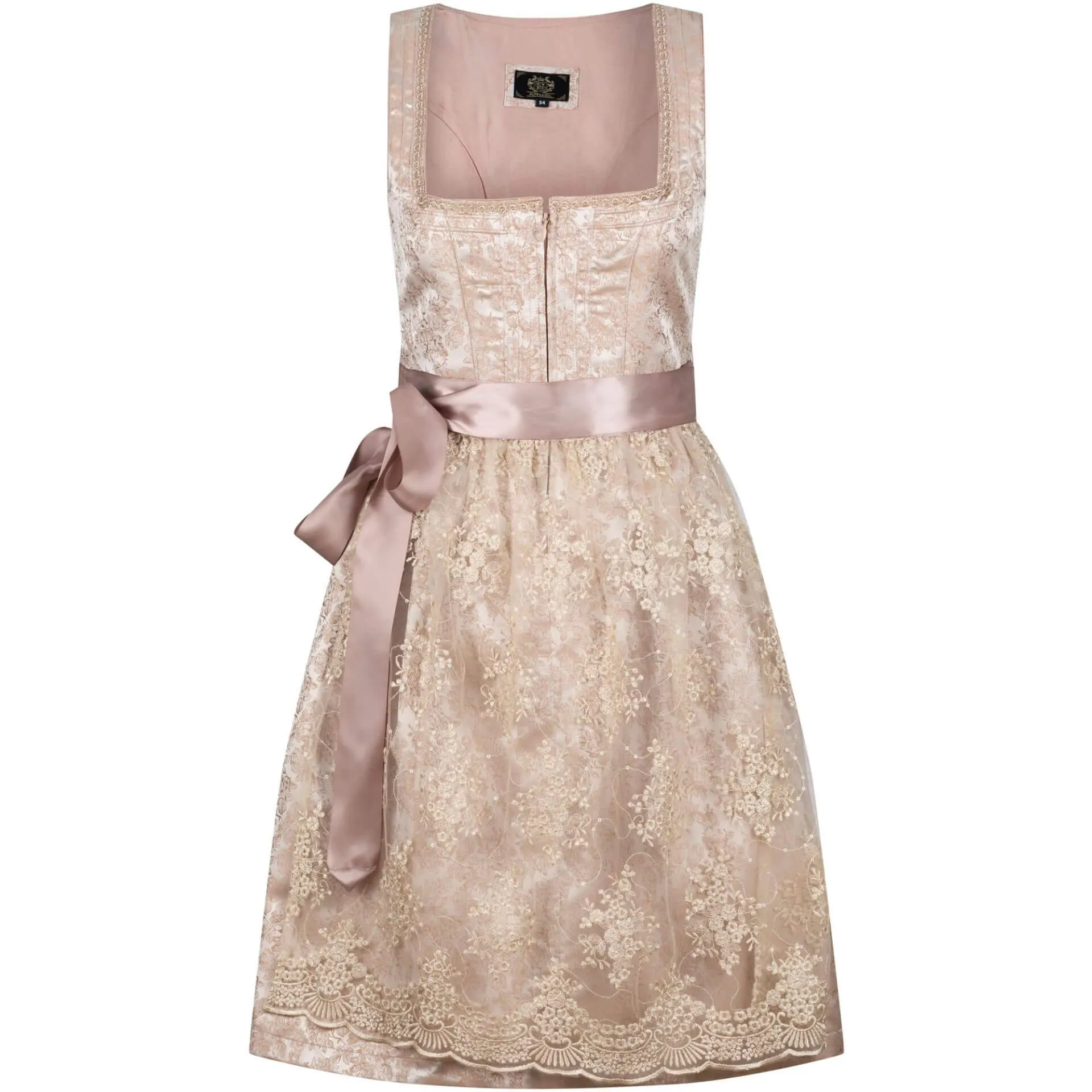 Damen Dirndl "Alegra", Altrosa