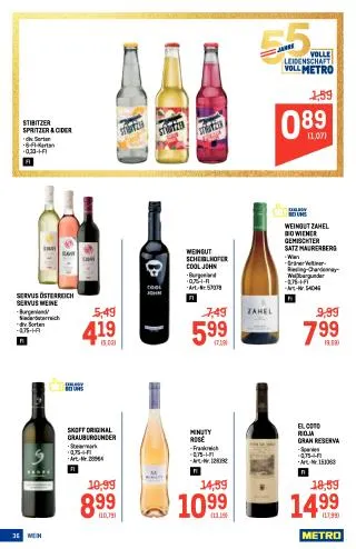METRO Flugblatt - Metro profi von 20. August bis 2. September 2026 - Flugblätt seite  36
