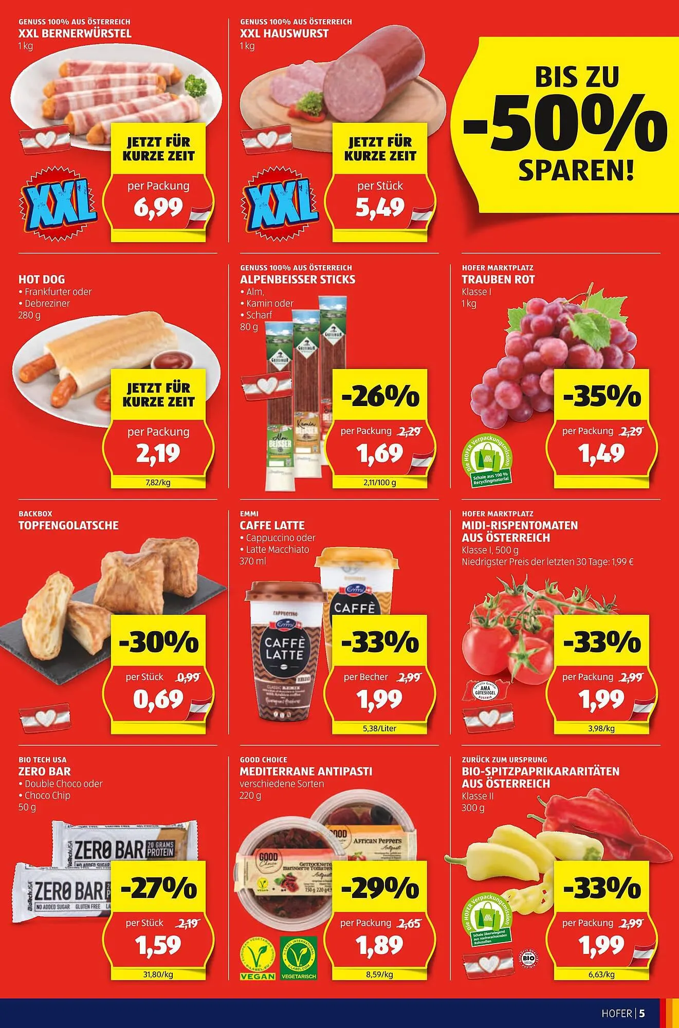 Hofer Flugblatt von 18. August bis 24. August 2023 - Flugblätt seite 5