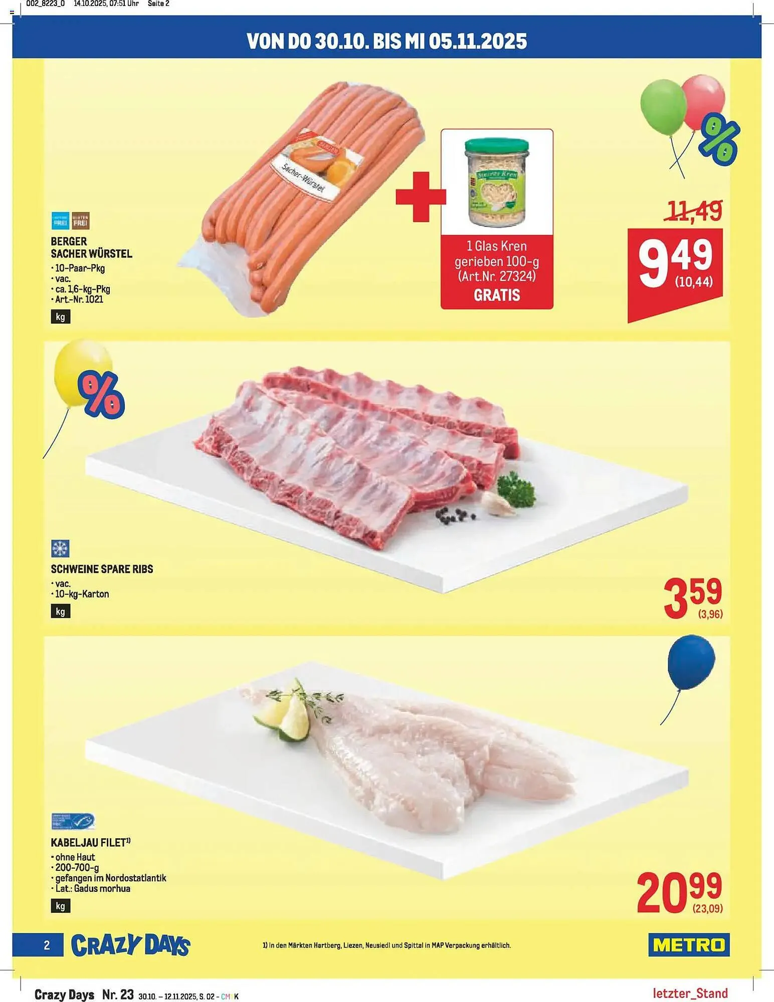 Metro Flugblatt von 30. Oktober bis 12. November 2025 - Flugblätt seite 2