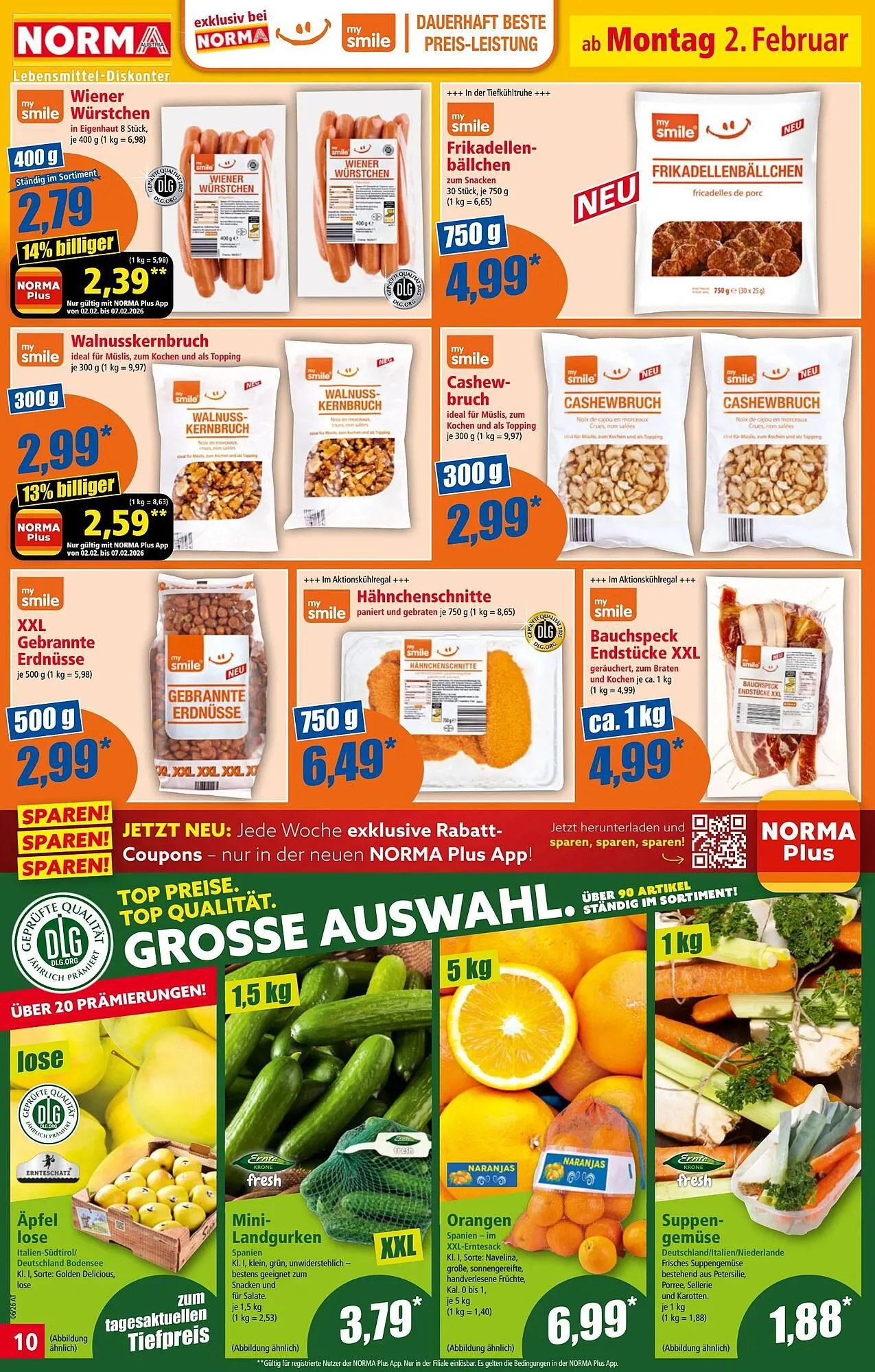 Norma Prospekt von 2. Februar bis 8. Februar 2026 - Flugblätt seite  10