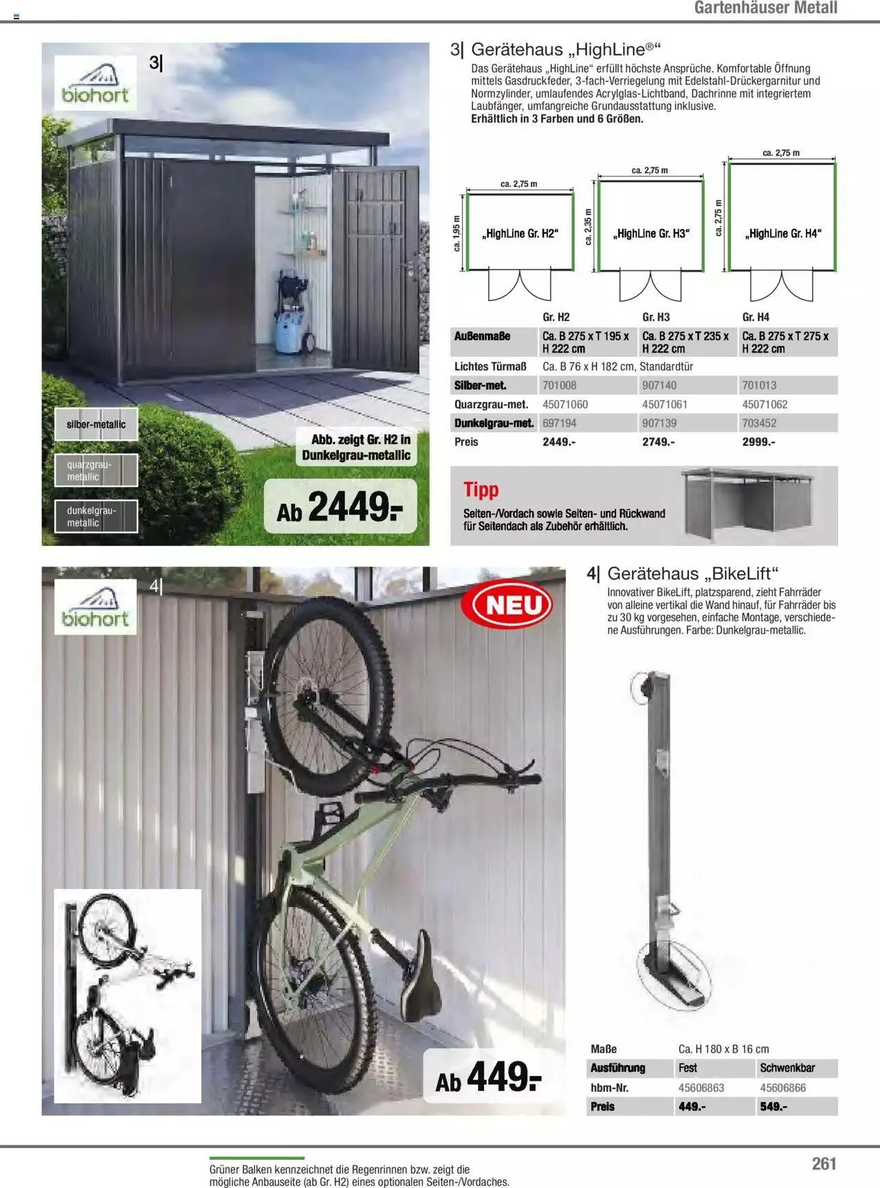 Hagebau Gartenjahr 2023 von 7. März bis 31. Dezember 2023 - Flugblätt seite  261