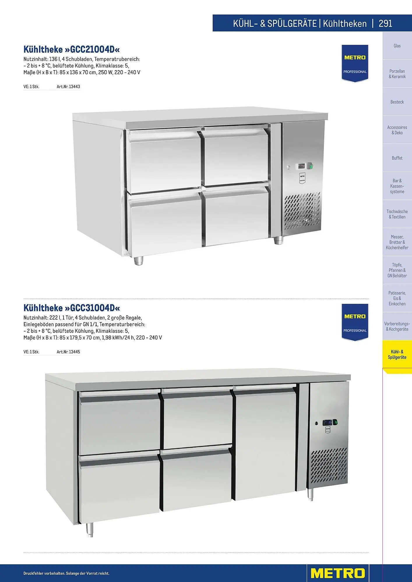 Metro Flugblatt von 25. März bis 31. Dezember 2026 - Flugblätt seite  291