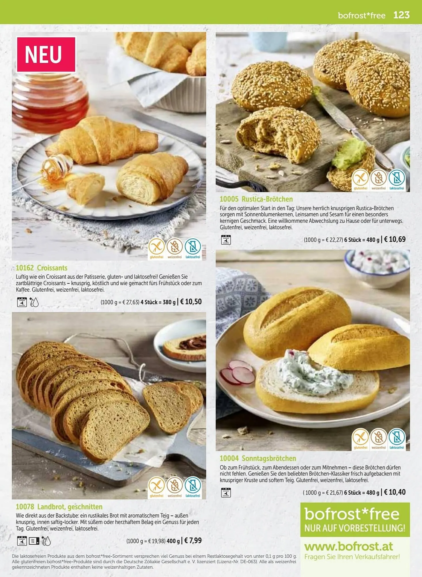 Bofrost Flugblatt von 25. September bis 29. Februar 2024 - Flugblätt seite  123