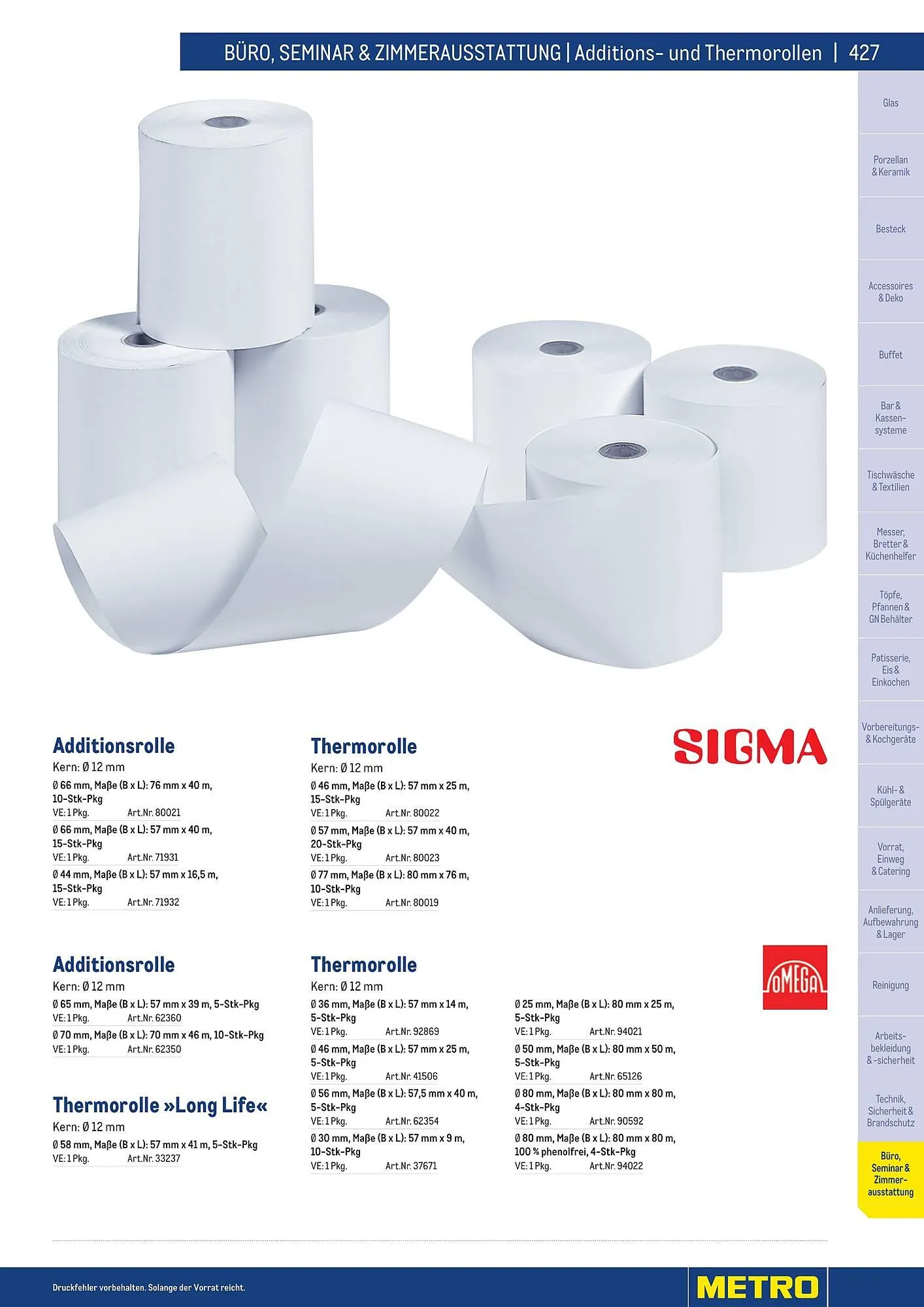 Metro Flugblatt von 25. März bis 31. Dezember 2026 - Flugblätt seite 427