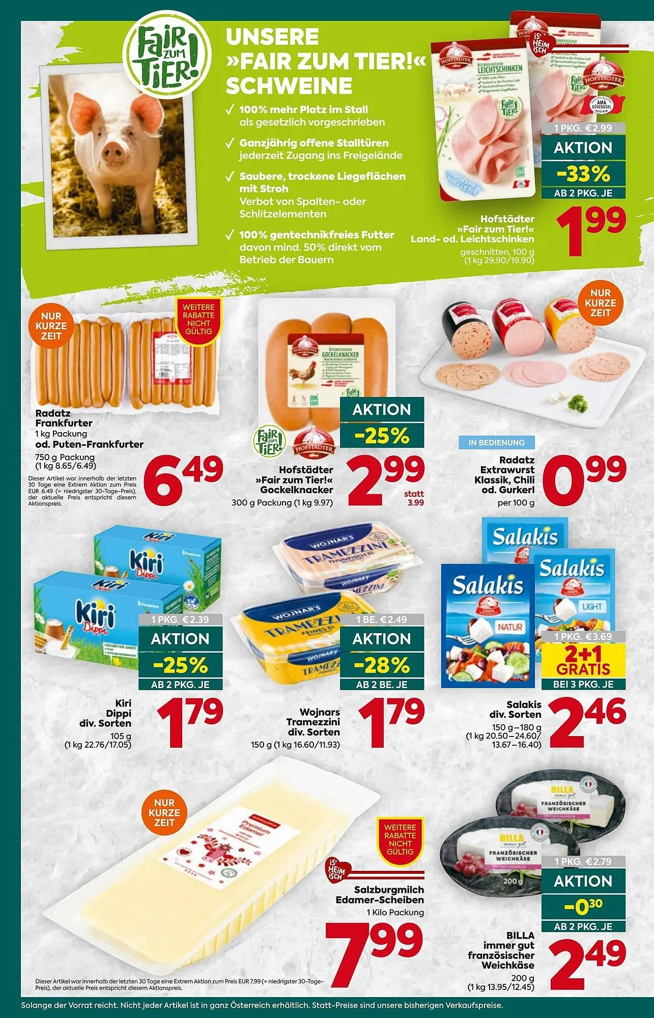 Billa Flugblatt von 22. Jänner bis 28. Jänner 2026 - Flugblätt seite  12