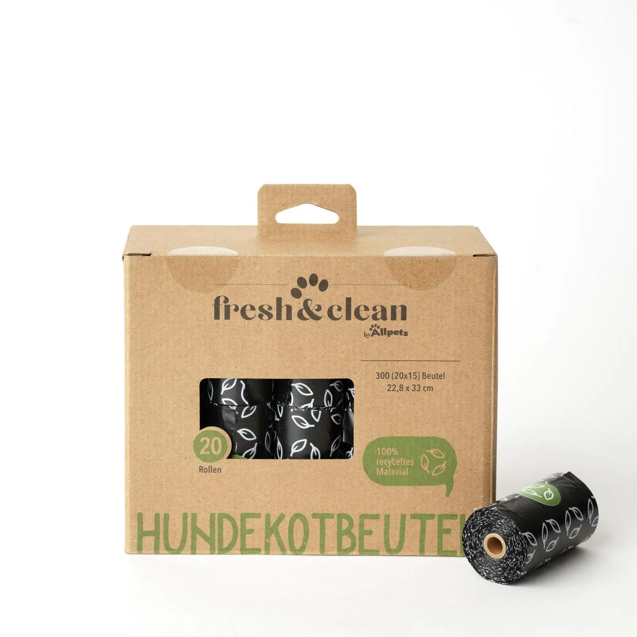 Allpets fresh & clean Hundekotbeutel 20 Rollen