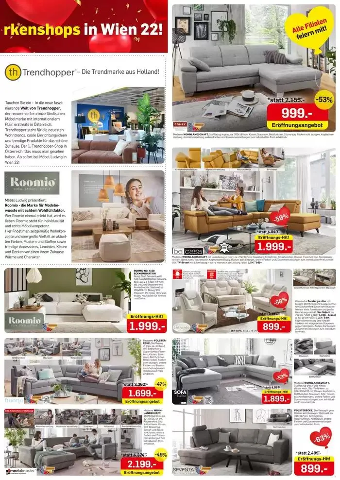 Möbel Ludwig katalog von 29. September bis 12. Oktober 2024 - Flugblätt seite 3