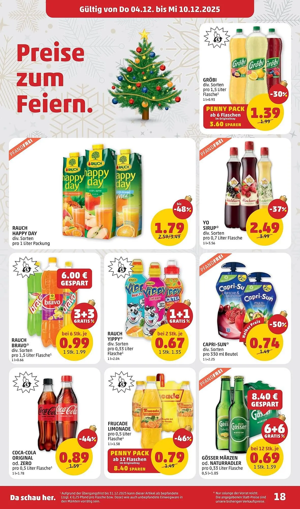 PENNY Flugblatt von 4. Dezember bis 10. Dezember 2025 - Flugblätt seite  18