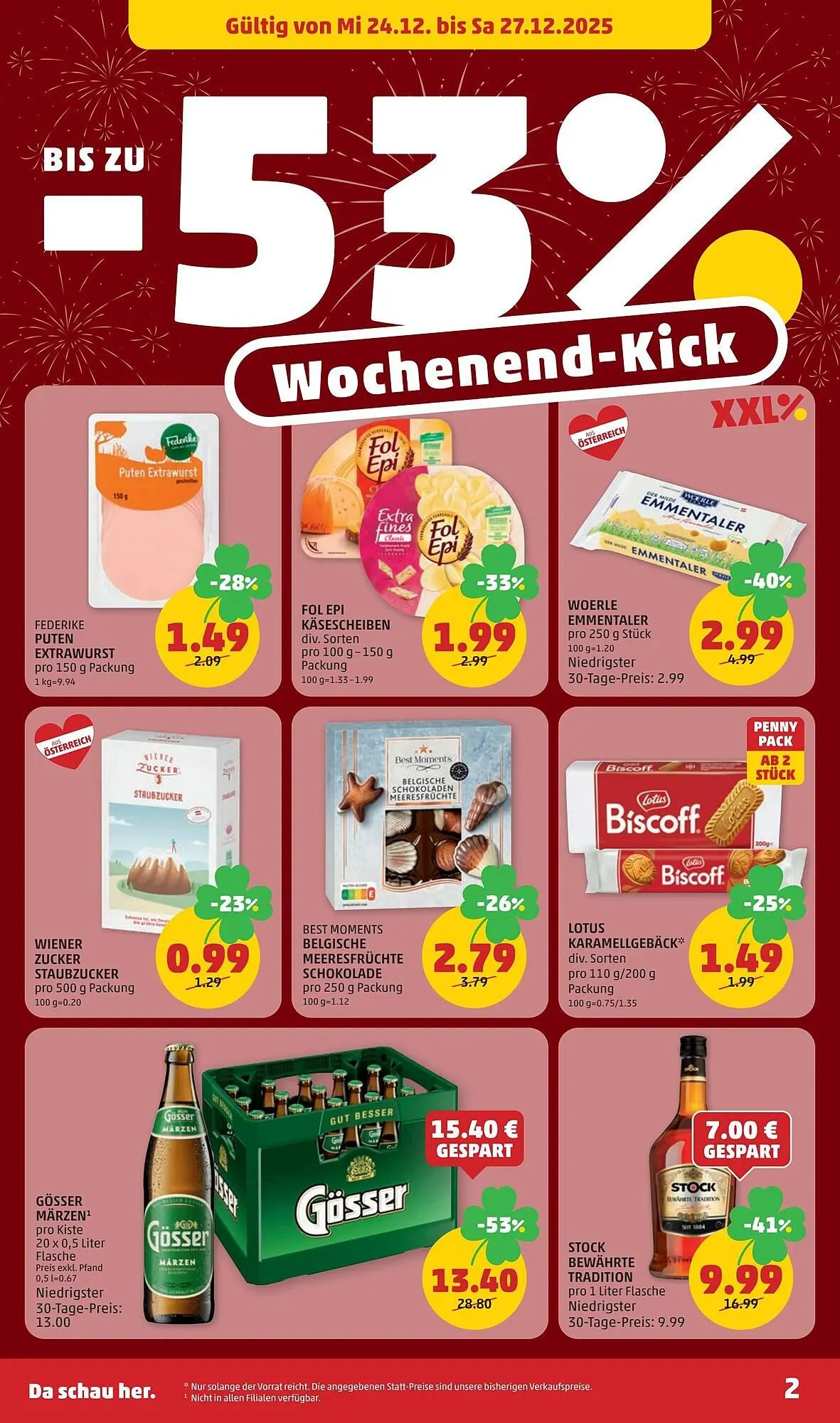 PENNY Flugblatt von 24. Dezember bis 31. Dezember 2025 - Flugblätt seite  2