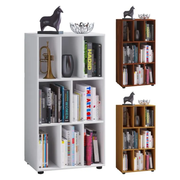 VCM Holz Schallplatte LP Sideboard Regal Archivierung Aufbewahrung Woltino