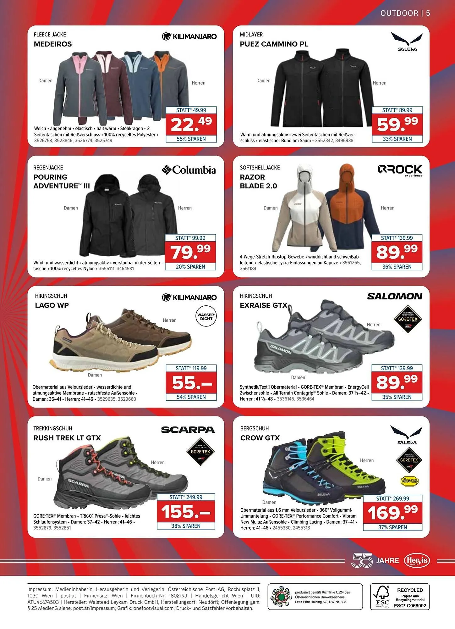 Hervis Flugblatt von 3. März bis 10. März 2026 - Flugblätt seite  4