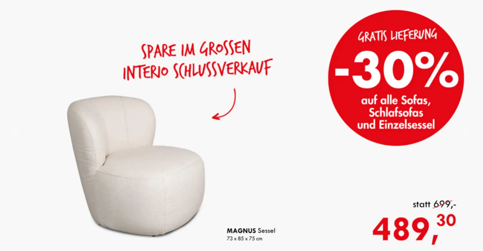 Interio Flugblatt von 23. Februar bis 29. Februar 2024 - Flugblätt seite