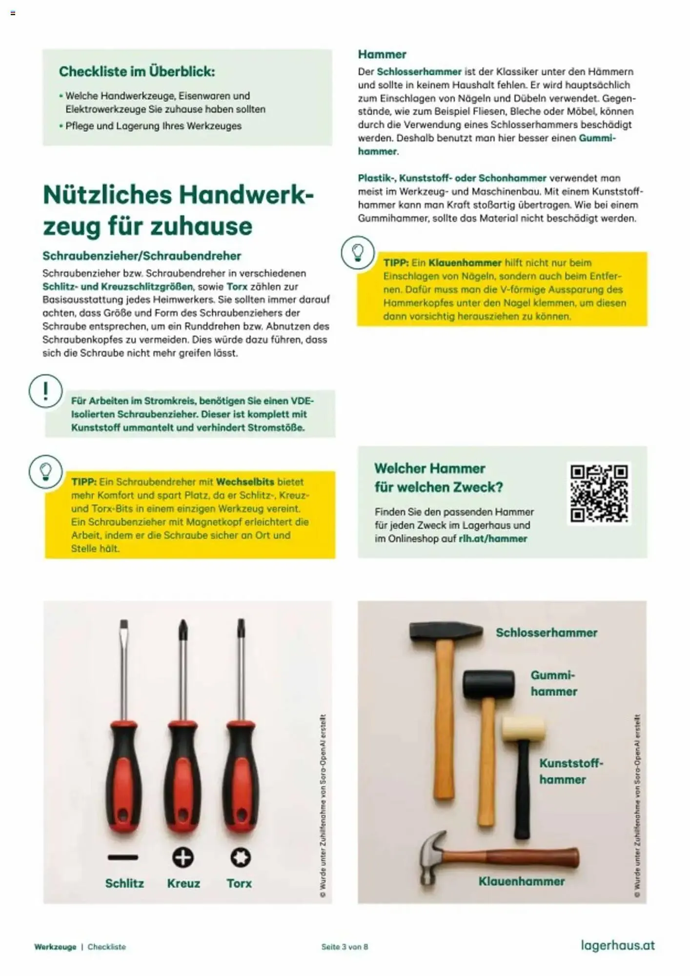 Lagerhaus Flugblatt von 6. August bis 31. Dezember 2025 - Flugblätt seite  3