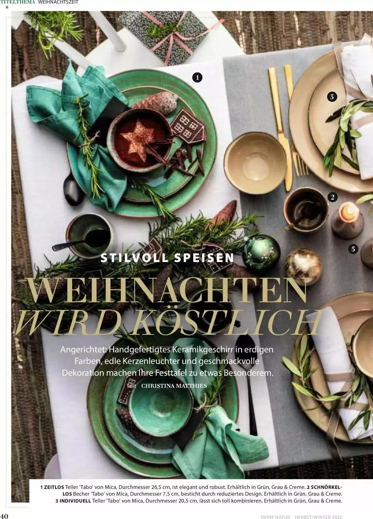 Dehner Flugblatt von 10. Oktober bis 31. Dezember 2023 - Flugblätt seite  40