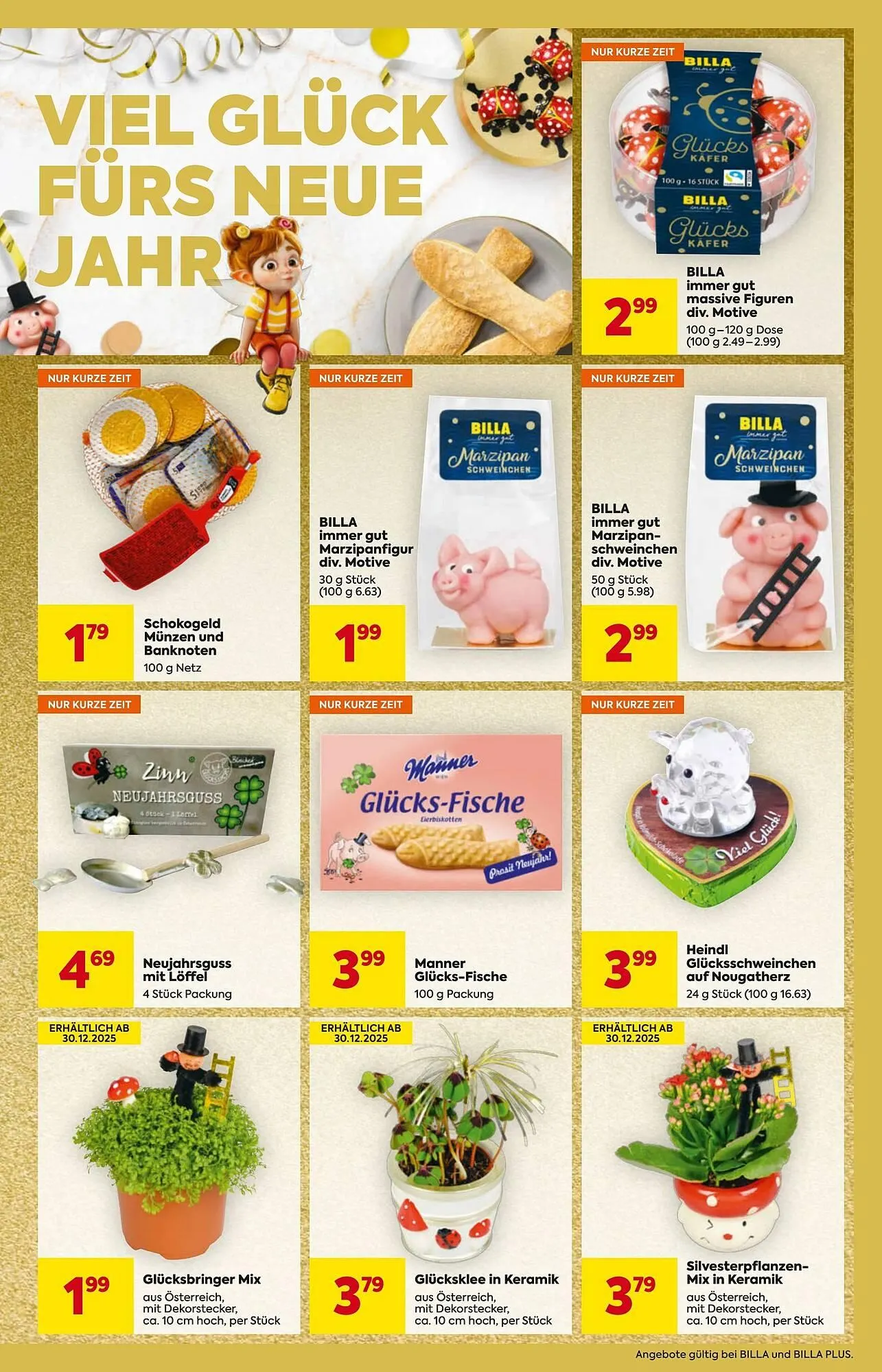 Billa Flugblatt von 27. Dezember bis 31. Dezember 2025 - Flugblätt seite  3